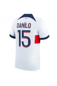 Fotbalové Dres Paris Saint-Germain Danilo Pereira #15 Venkovní Oblečení 2023-24 Krátký Rukáv